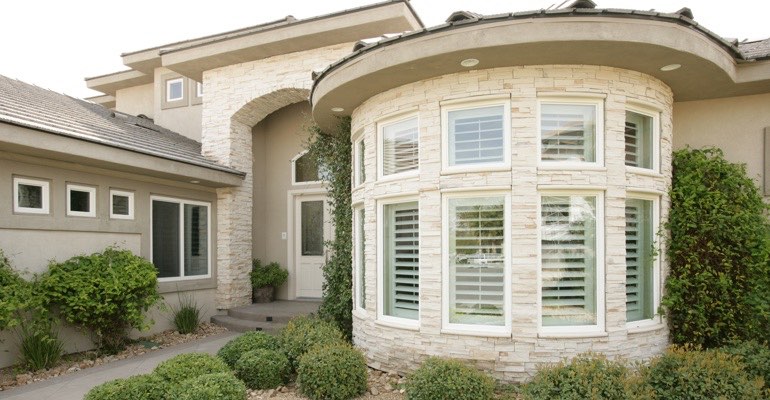 Exterior view of shutters Cincinnati home